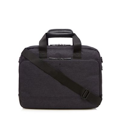 Dark grey textured despatch bag